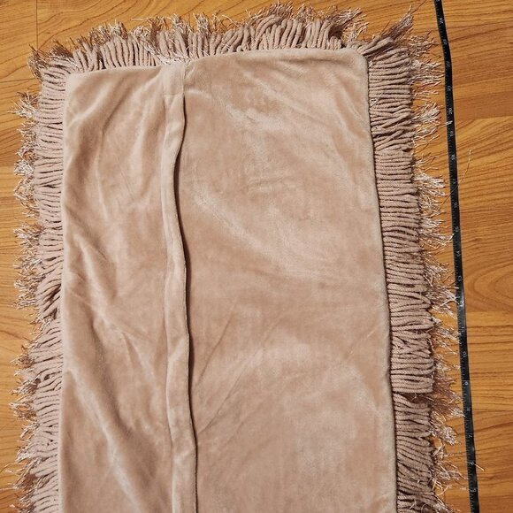 Coffee Brown Faux Fur Pillow Sham || 15x22 EUC - Picture 9 of 9